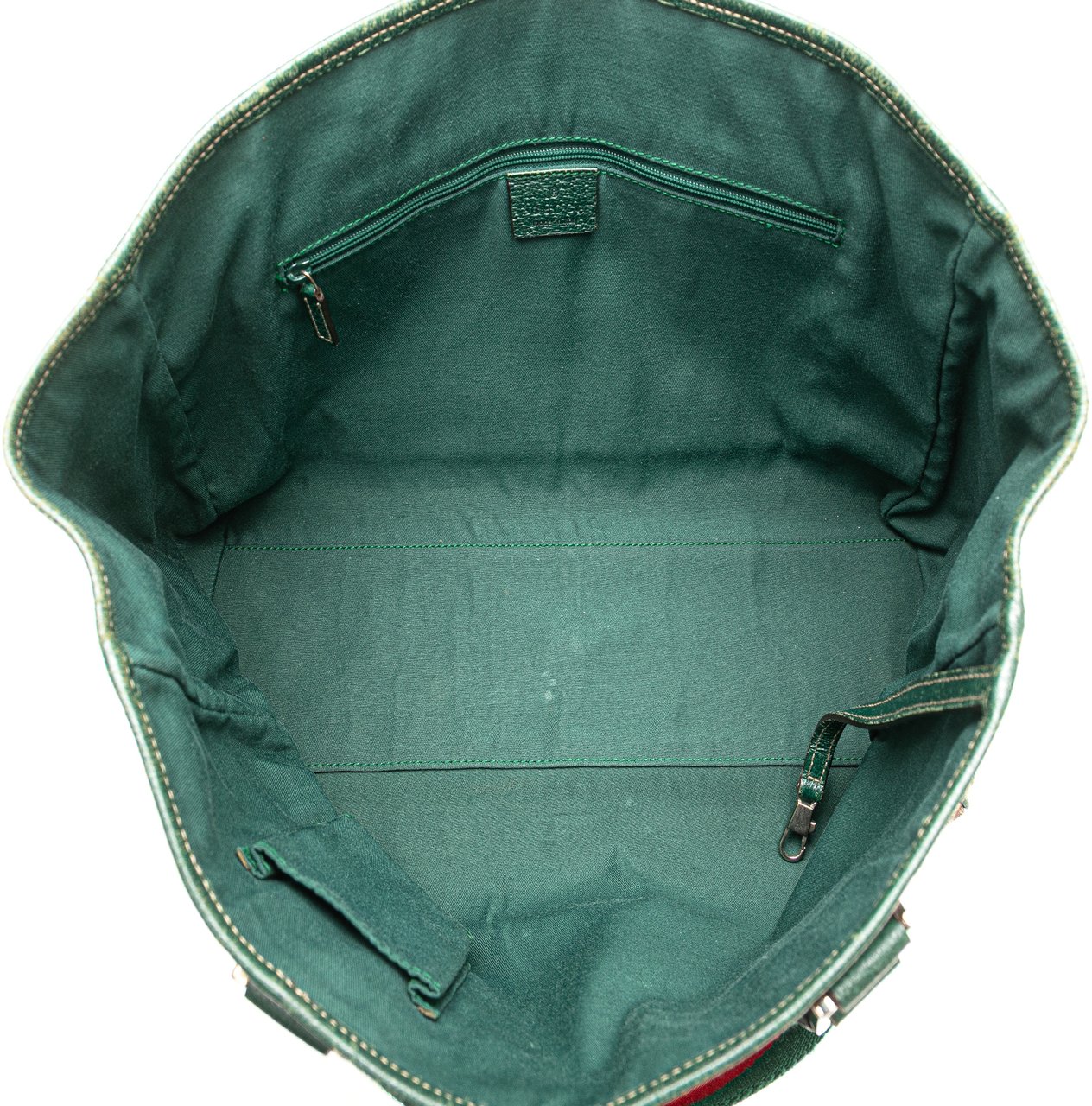 Gucci GG Canvas Web Pop Tote Bruin