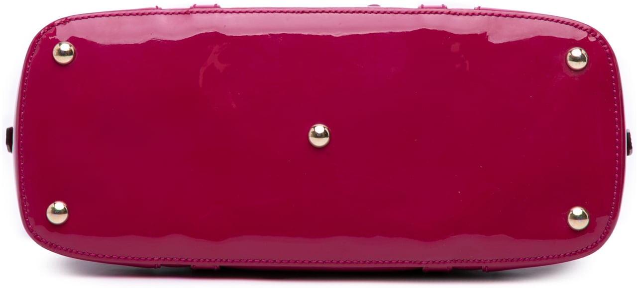 Gucci Medium Microguccissima Patent Nice Dome Satchel Roze