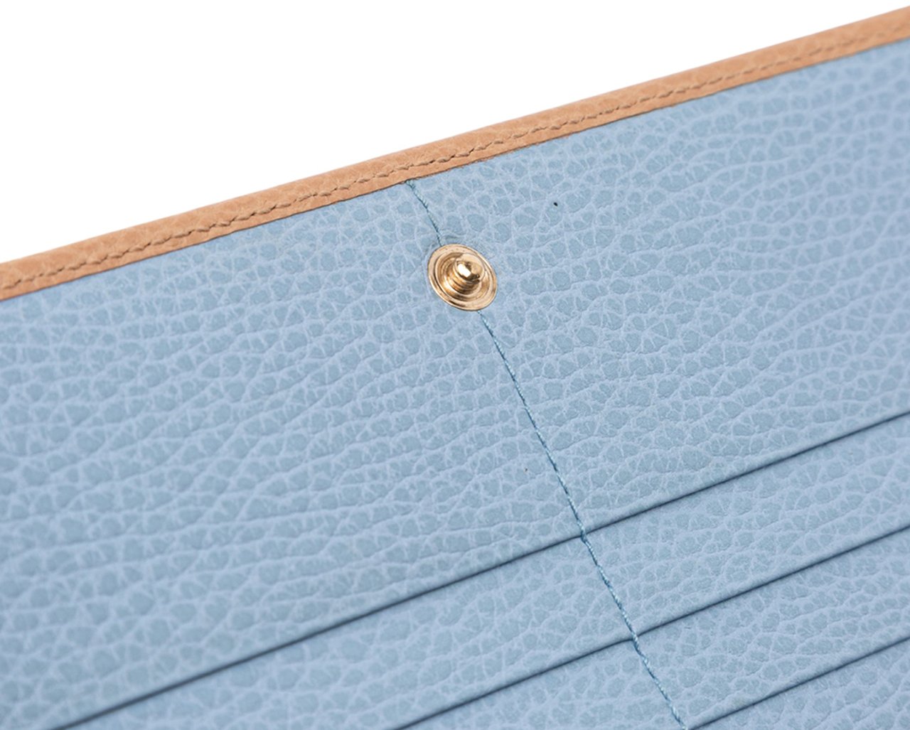 Gucci Dollar Calfskin Swing Wallet On Strap Bruin
