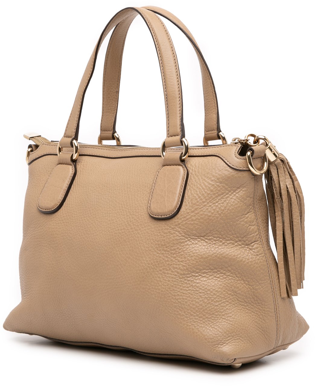 Gucci Small Leather Soho Working Satchel Bruin