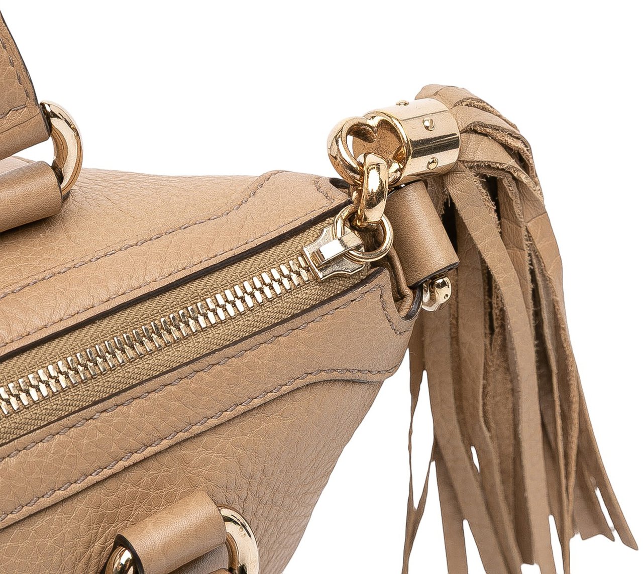 Gucci Small Leather Soho Working Satchel Bruin