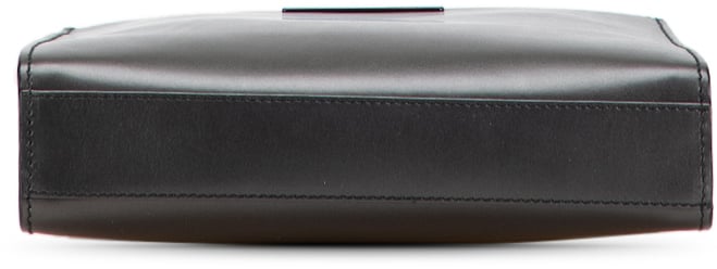 Gucci Leather Convertible Tote Zwart