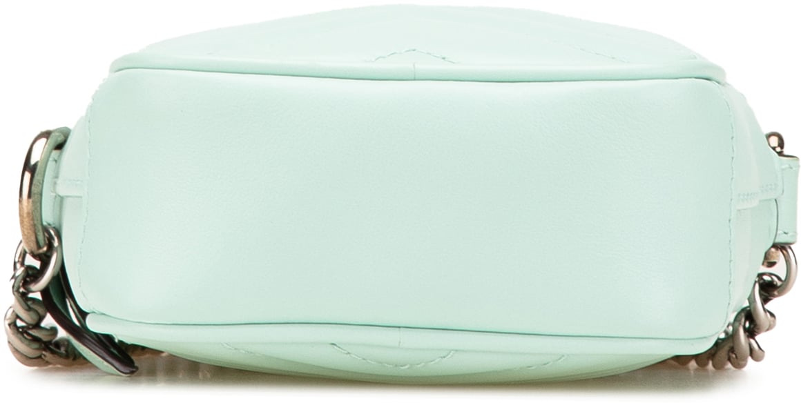 Gucci Mini GG Marmont Matelasse Leather Crossbody Groen