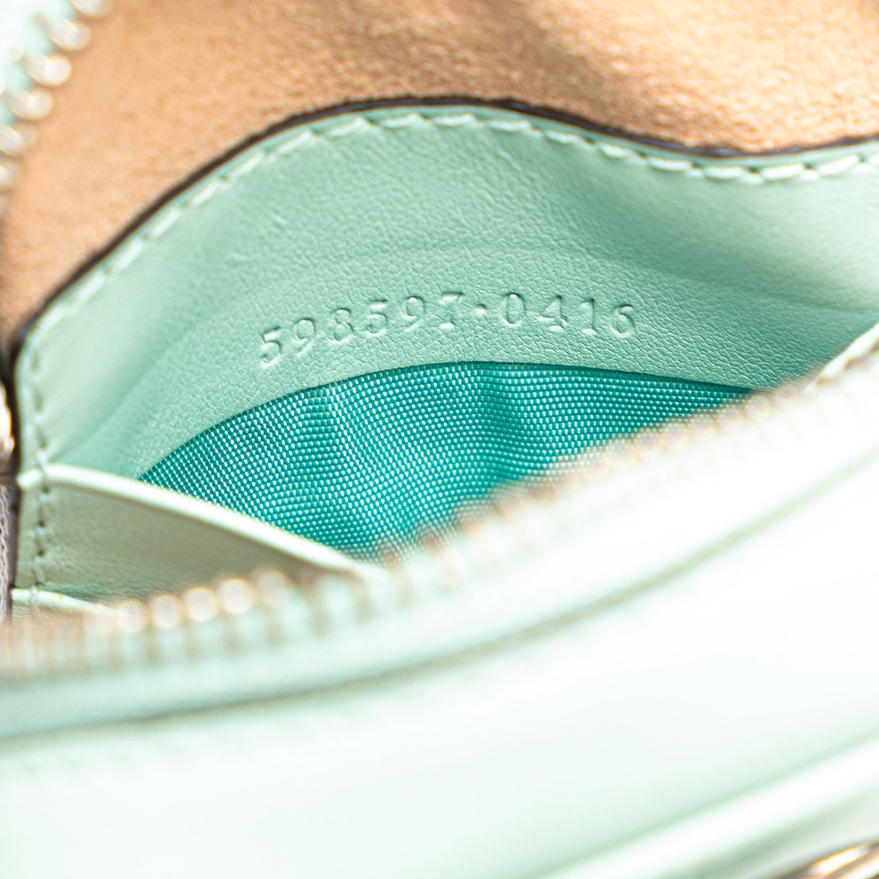 Gucci Mini GG Marmont Matelasse Leather Crossbody Groen