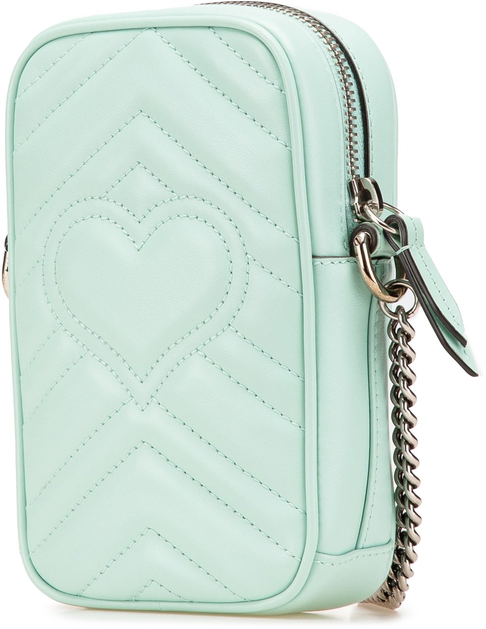 Gucci Mini GG Marmont Matelasse Leather Crossbody Groen