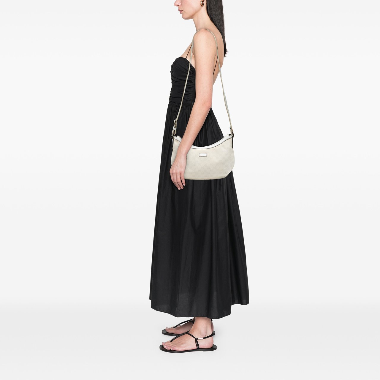 Gucci GG Canvas Web Crossbody Wit