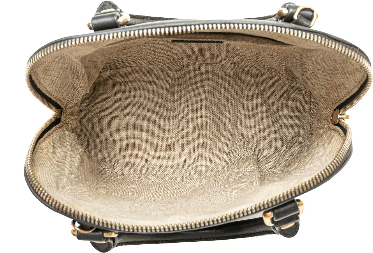 Gucci Mini Microguccissima Dome Satchel Zwart