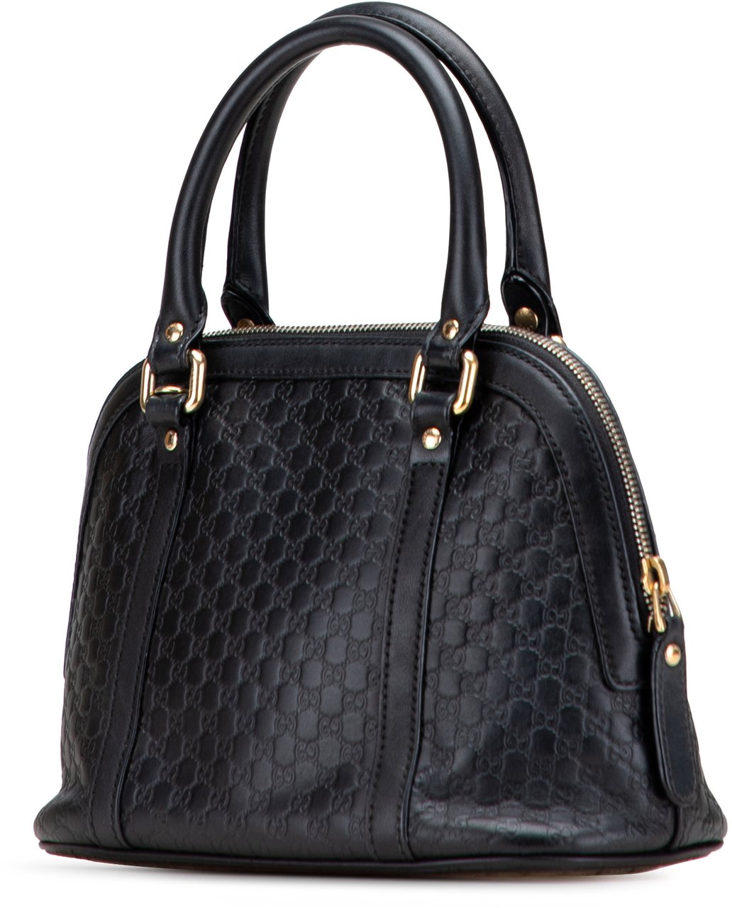 Gucci Mini Microguccissima Dome Satchel Zwart
