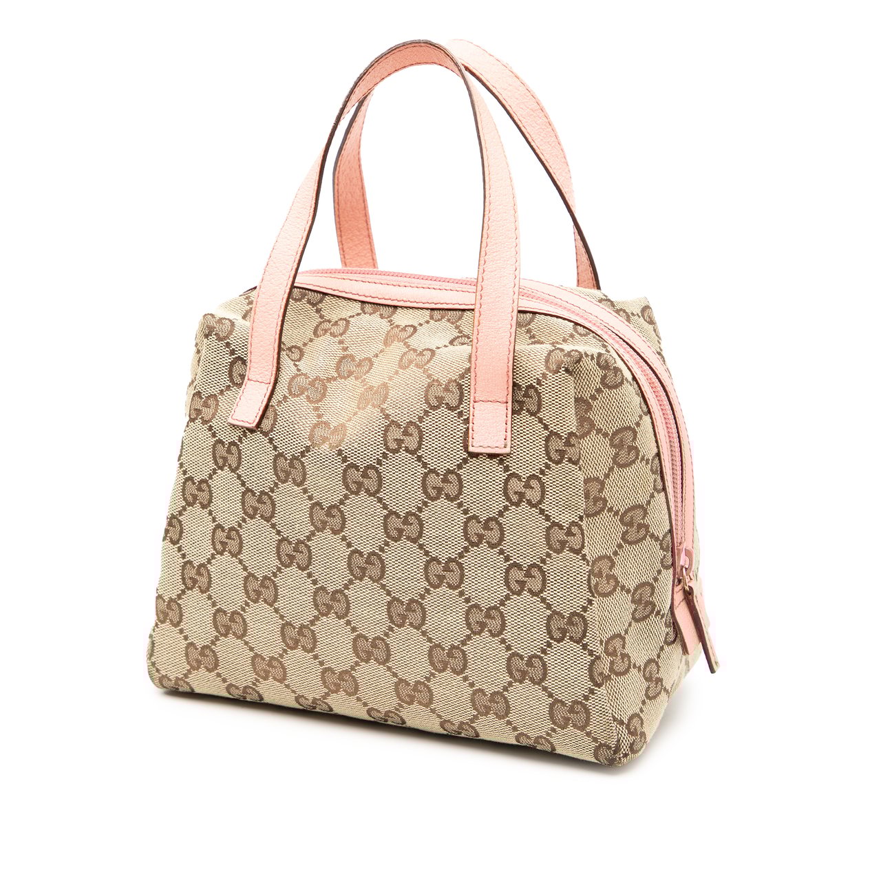 Gucci Mini GG Canvas Balthus Tofu Bag Bruin