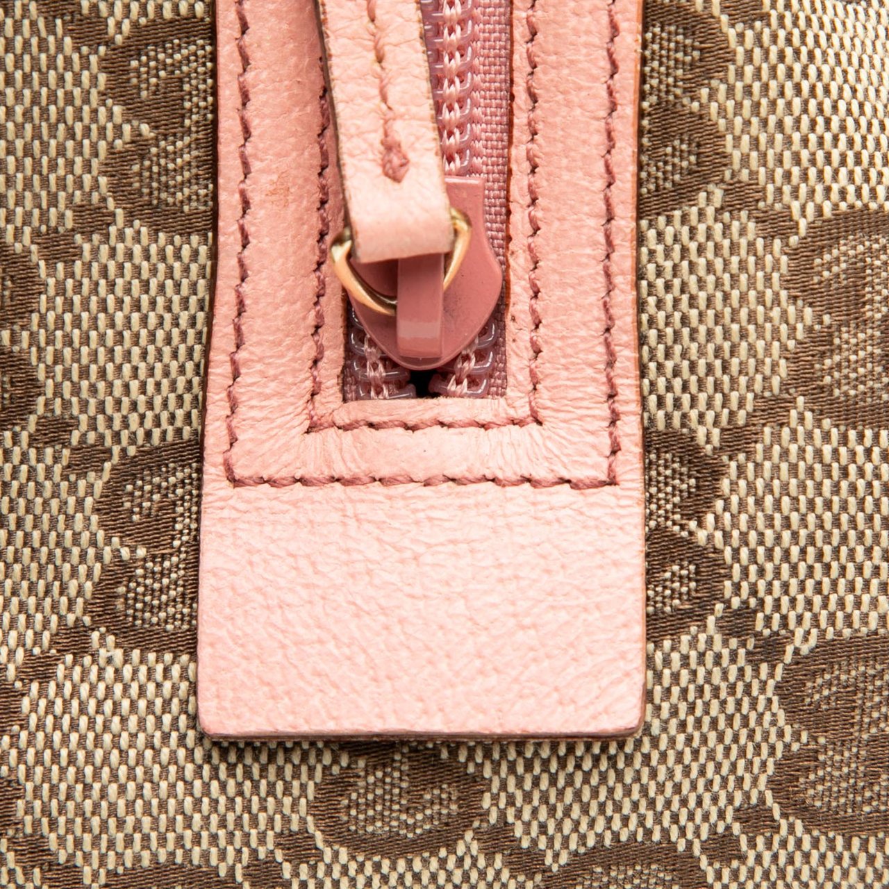 Gucci Mini GG Canvas Balthus Tofu Bag Bruin