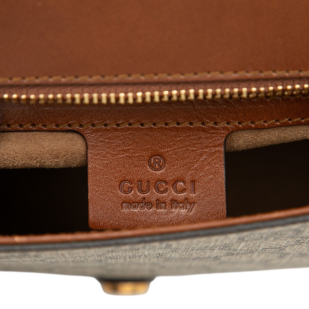 Gucci GG Supreme Linea A Crossbody Bruin