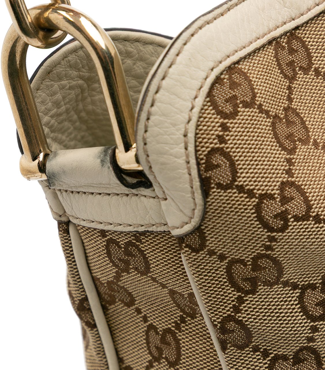 Gucci GG Canvas Bamboo Diana Satchel Bruin