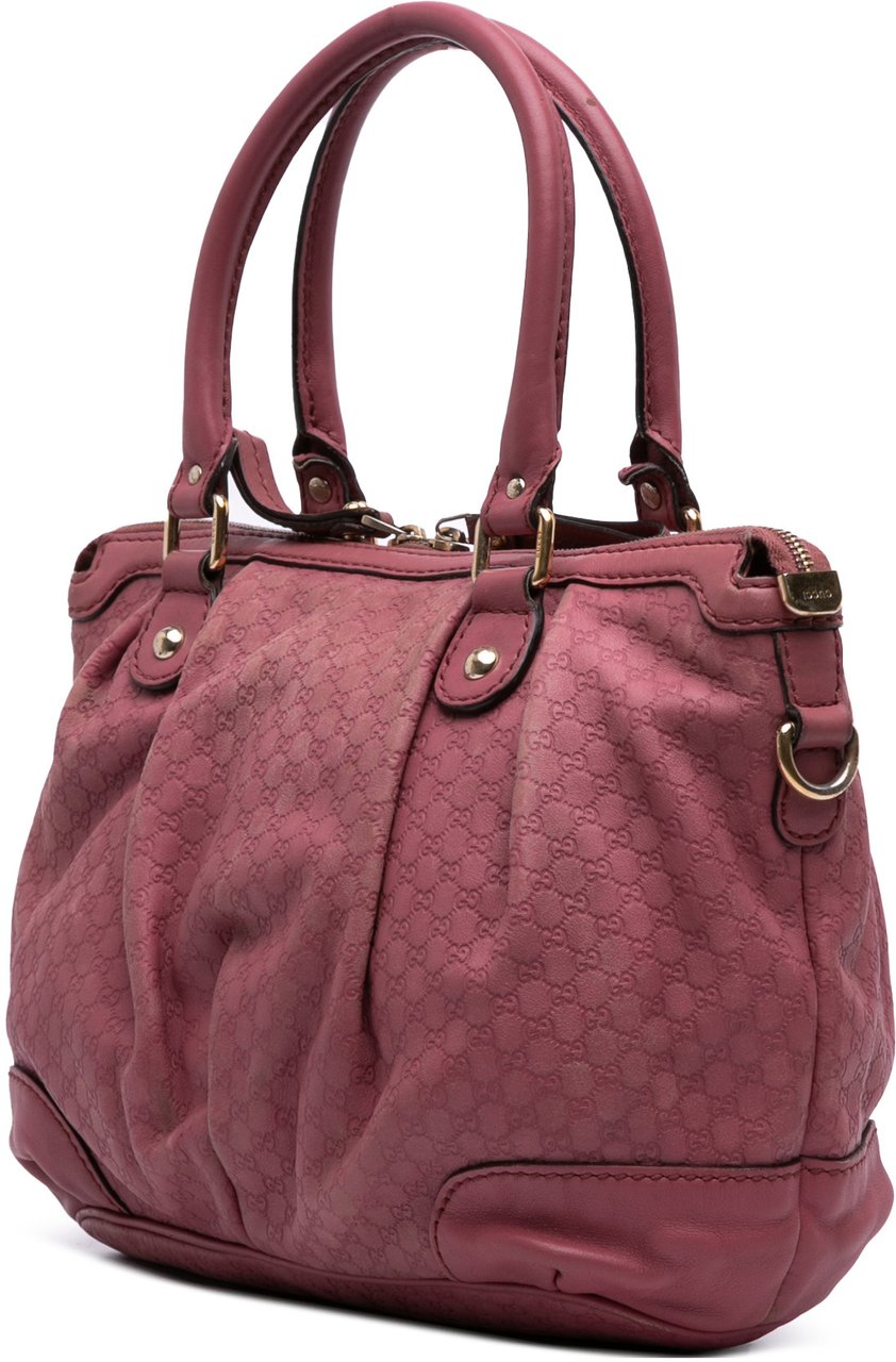 Gucci Microguccissima Sukey Satchel Roze