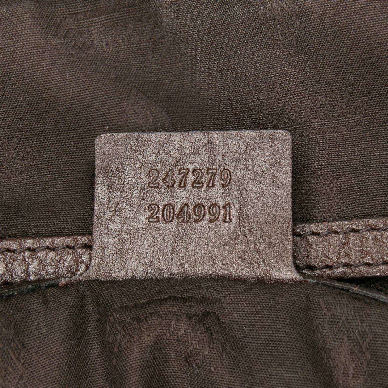 Gucci Medium GG Canvas Charm Dome Satchel Bruin