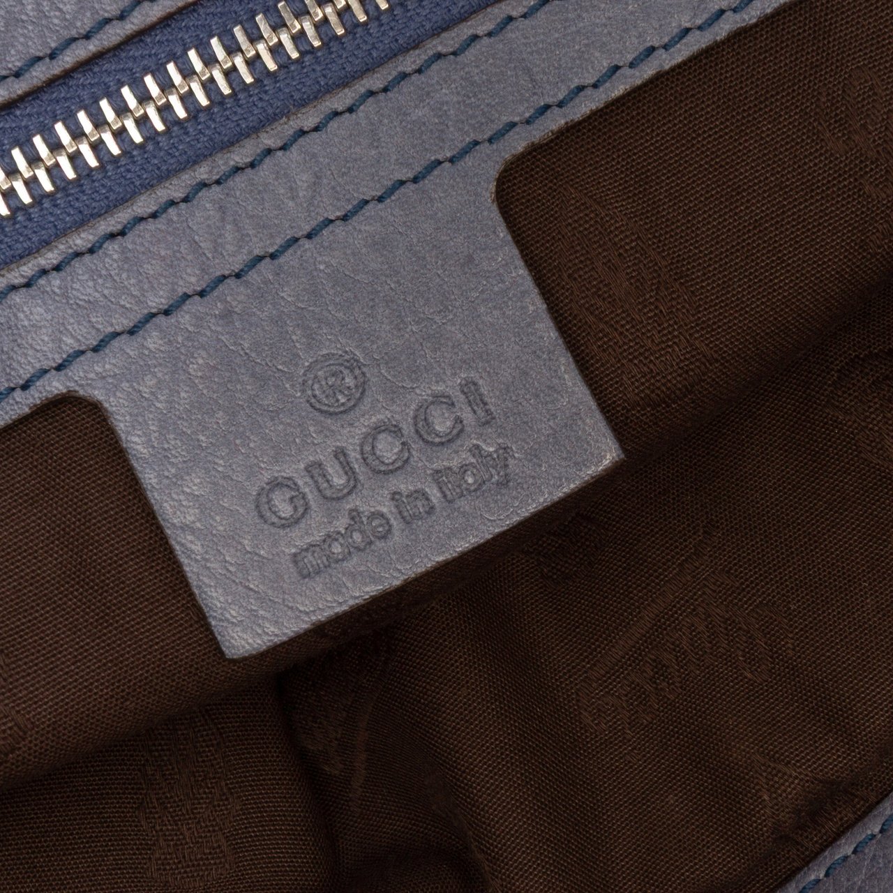 Gucci GG Canvas Bamboo Libeccio Tote Bruin