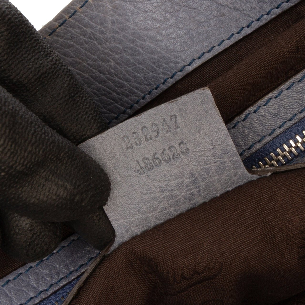 Gucci GG Canvas Bamboo Libeccio Tote Bruin