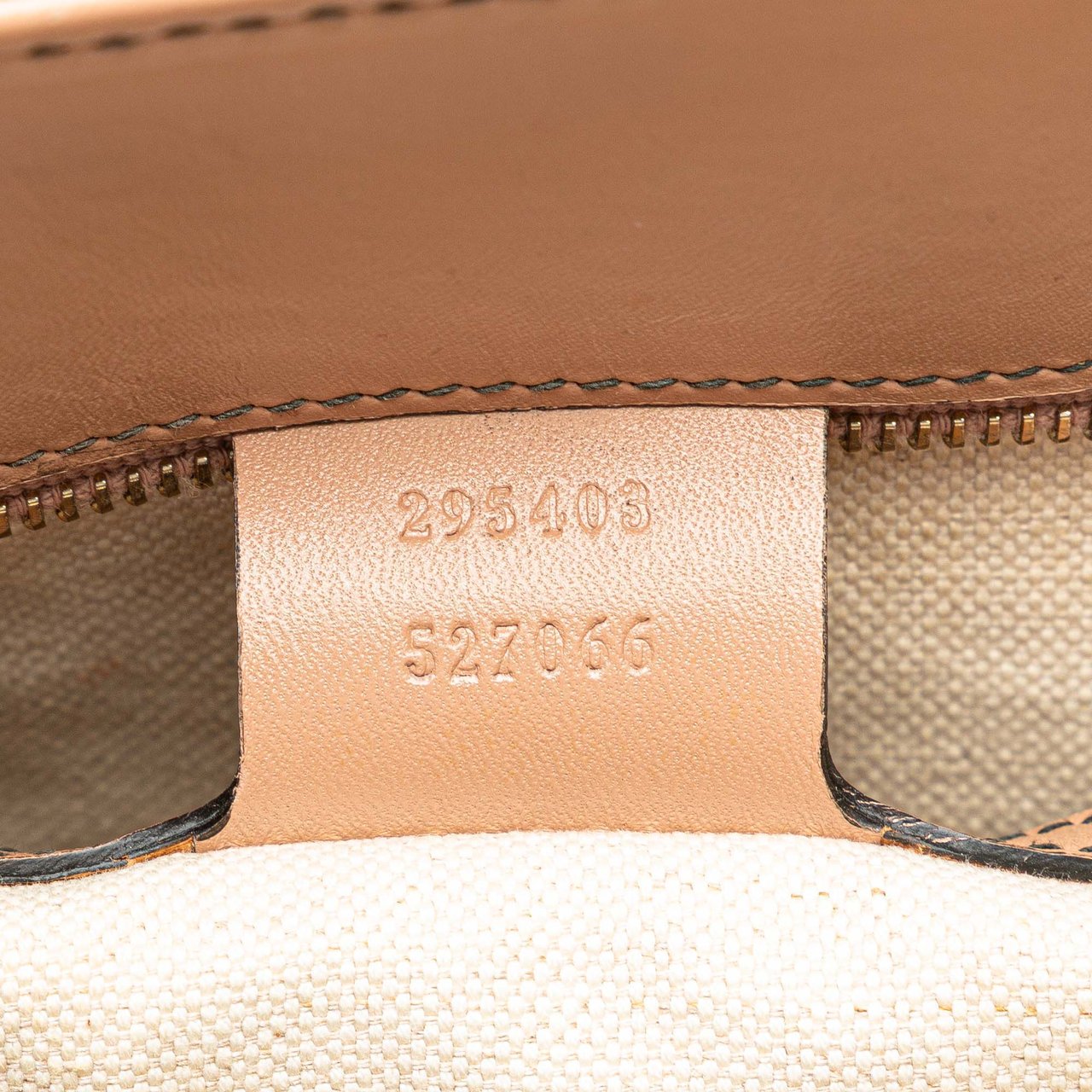 Gucci Large GG Canvas Emily Shoulder Bag Bruin