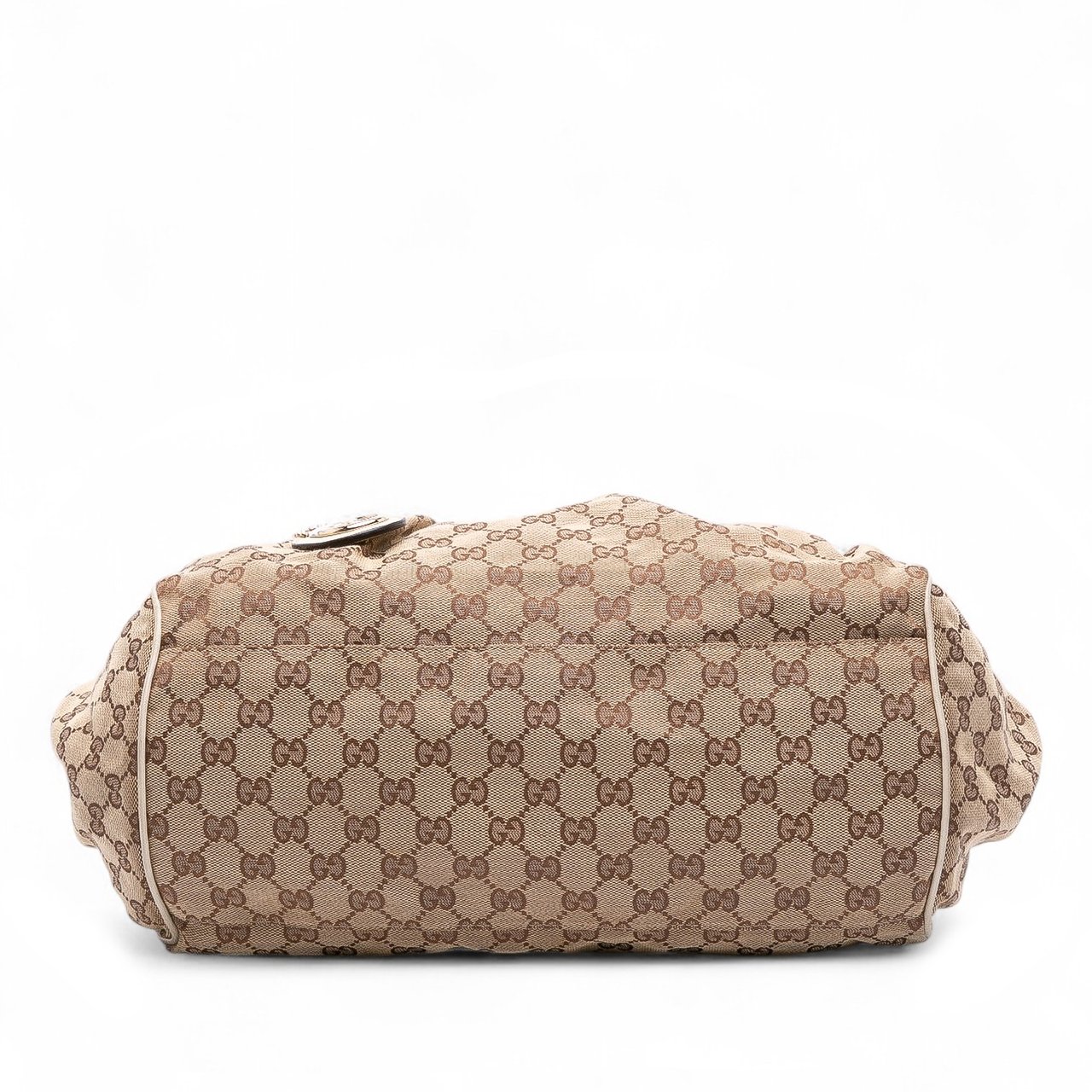 Gucci GG Canvas Sukey Satchel Bruin