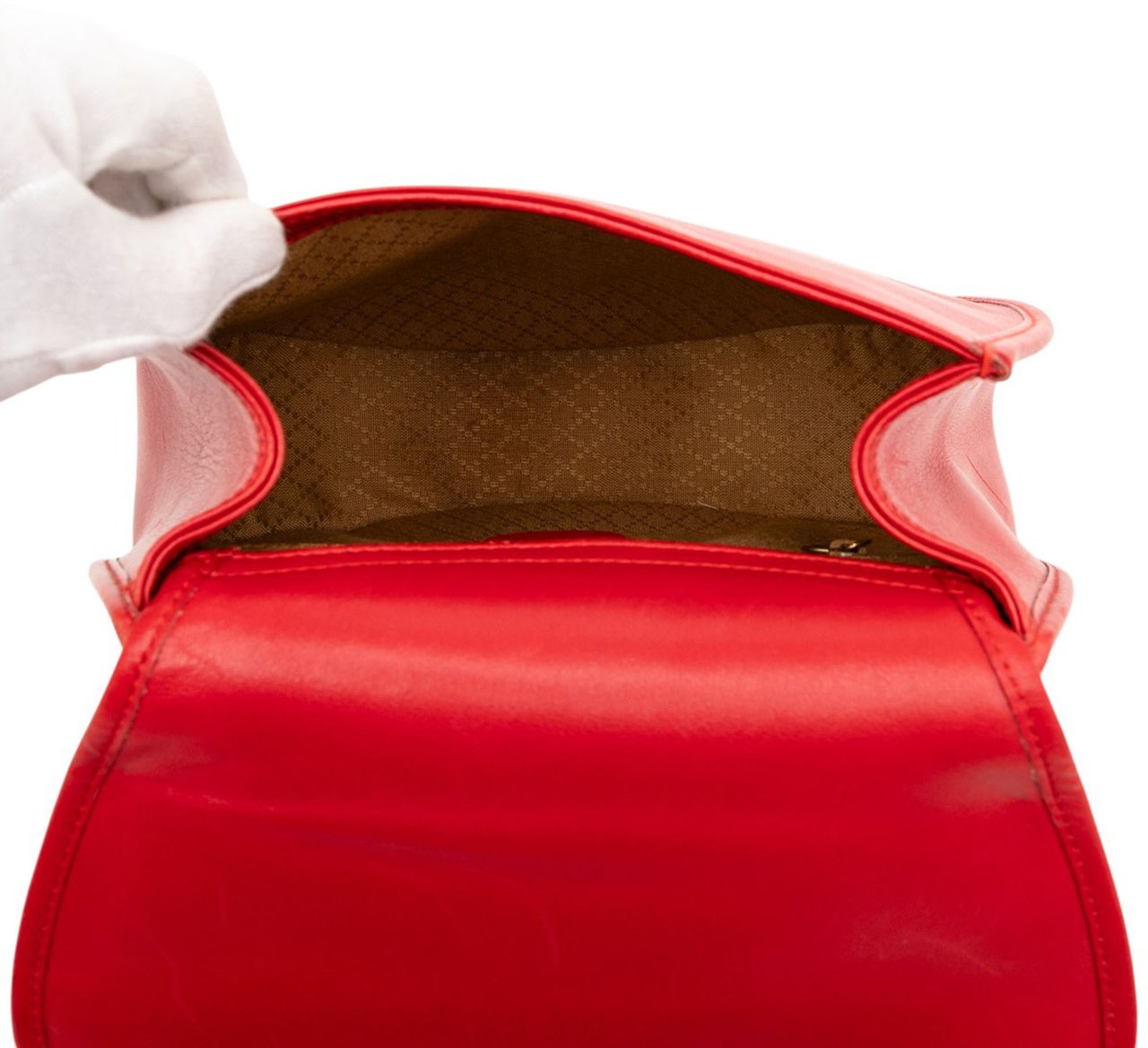 Gucci Leather Horsebit Backpack Rood