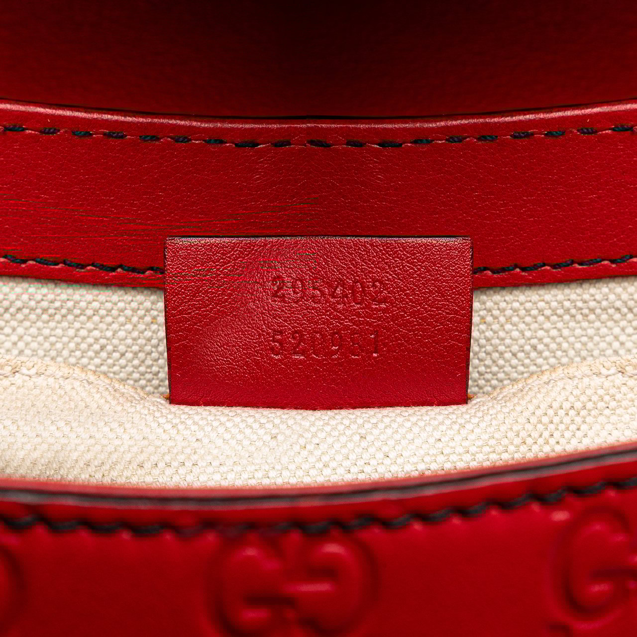 Gucci Medium Guccissima Emily Shoulder Bag Rood