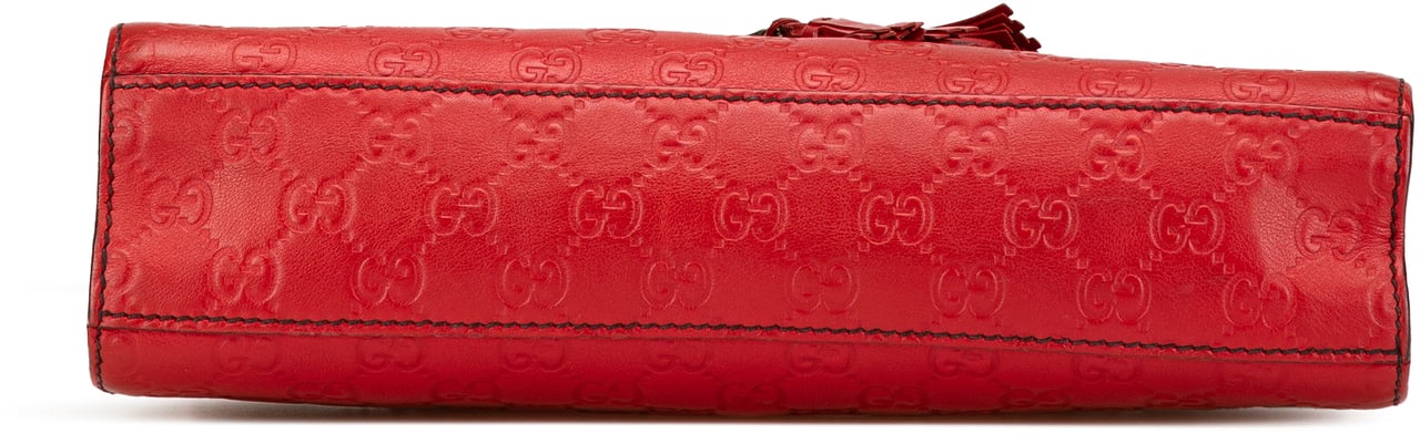 Gucci Medium Guccissima Emily Shoulder Bag Rood