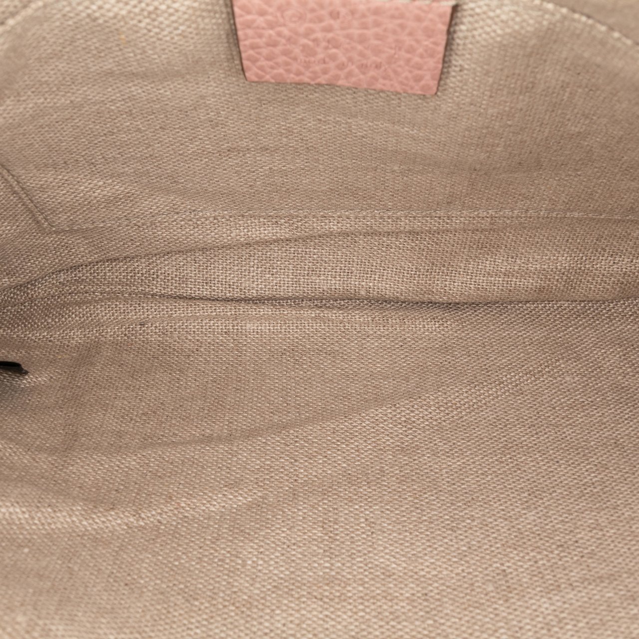 Gucci Calfskin Bamboo Clutch Roze