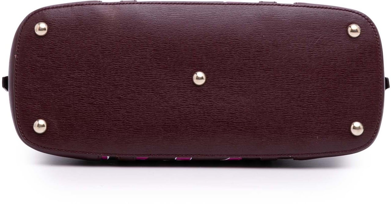 Gucci Small Leather Heartbeat Nice Dome Satchel Rood