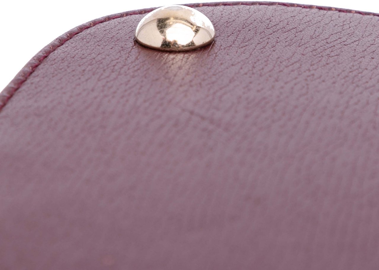 Gucci Small Leather Heartbeat Nice Dome Satchel Rood