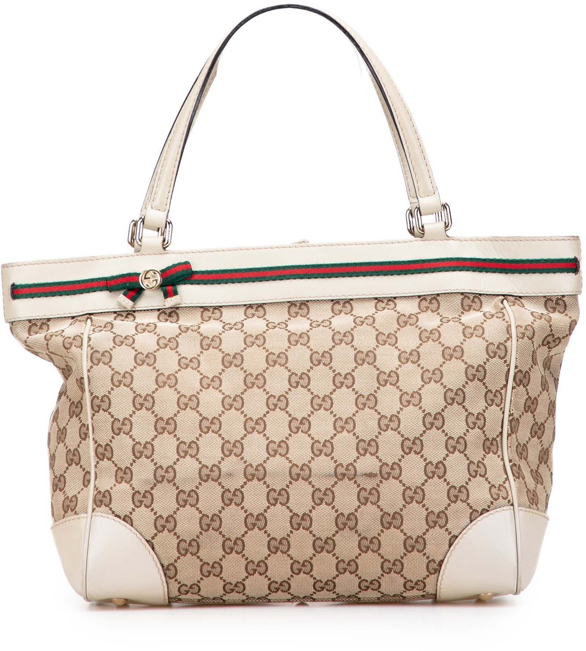 Gucci GG Canvas Mayfair Tote Bruin