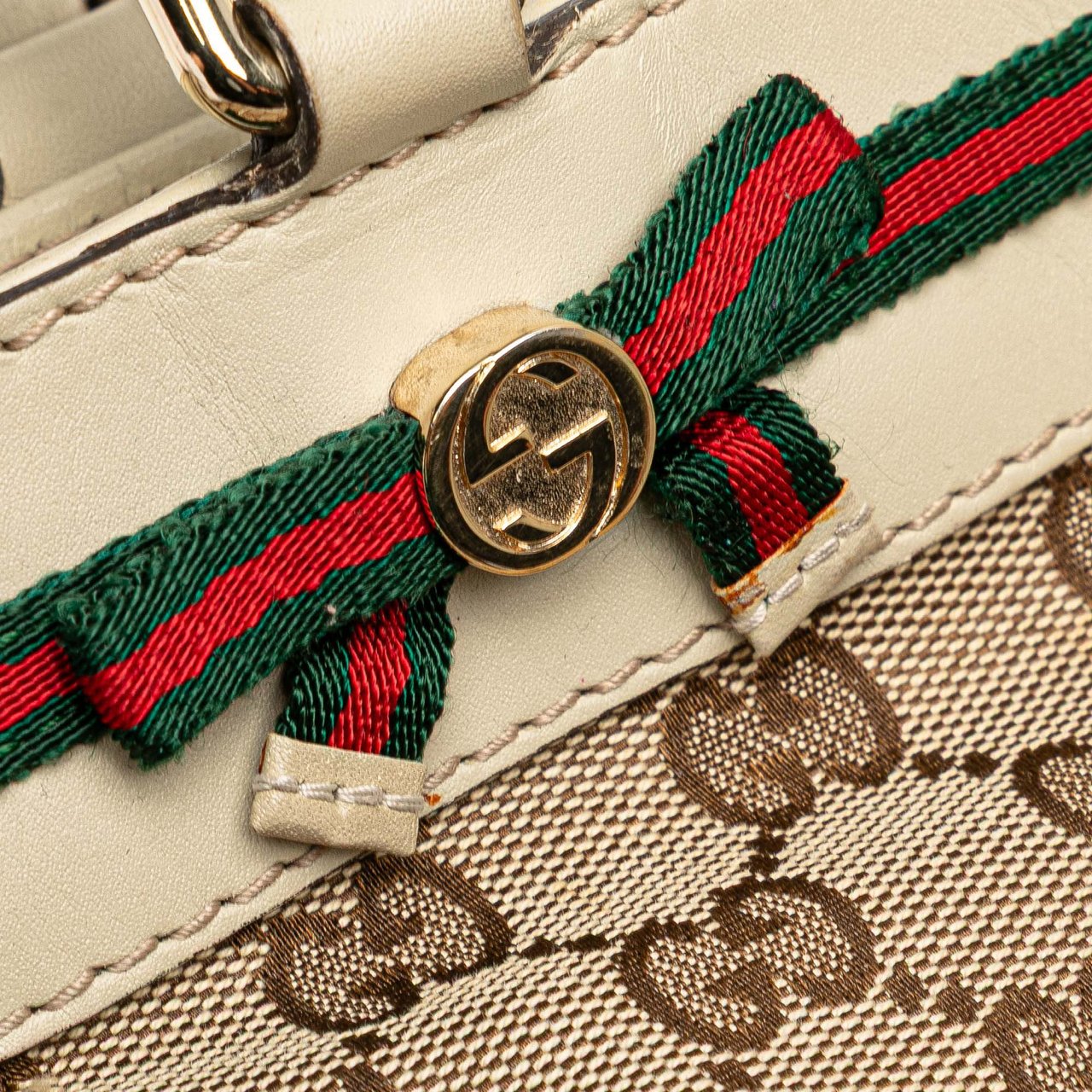 Gucci GG Canvas Mayfair Tote Bruin