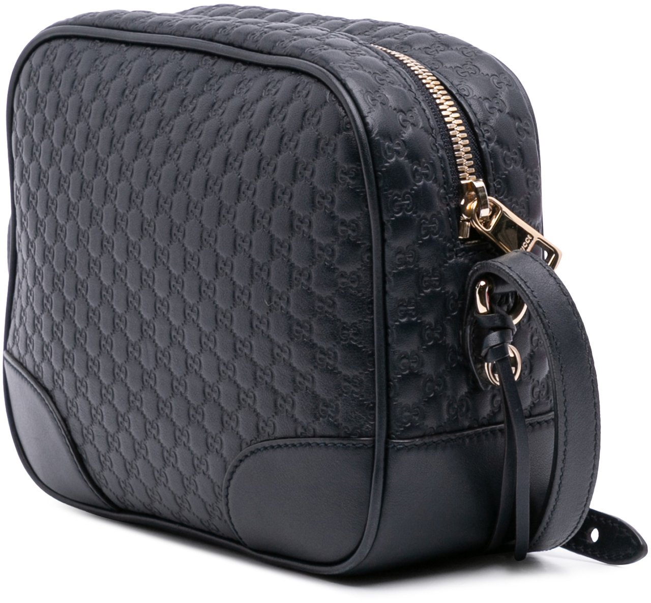 Gucci Microguccissima Bree Crossbody Zwart