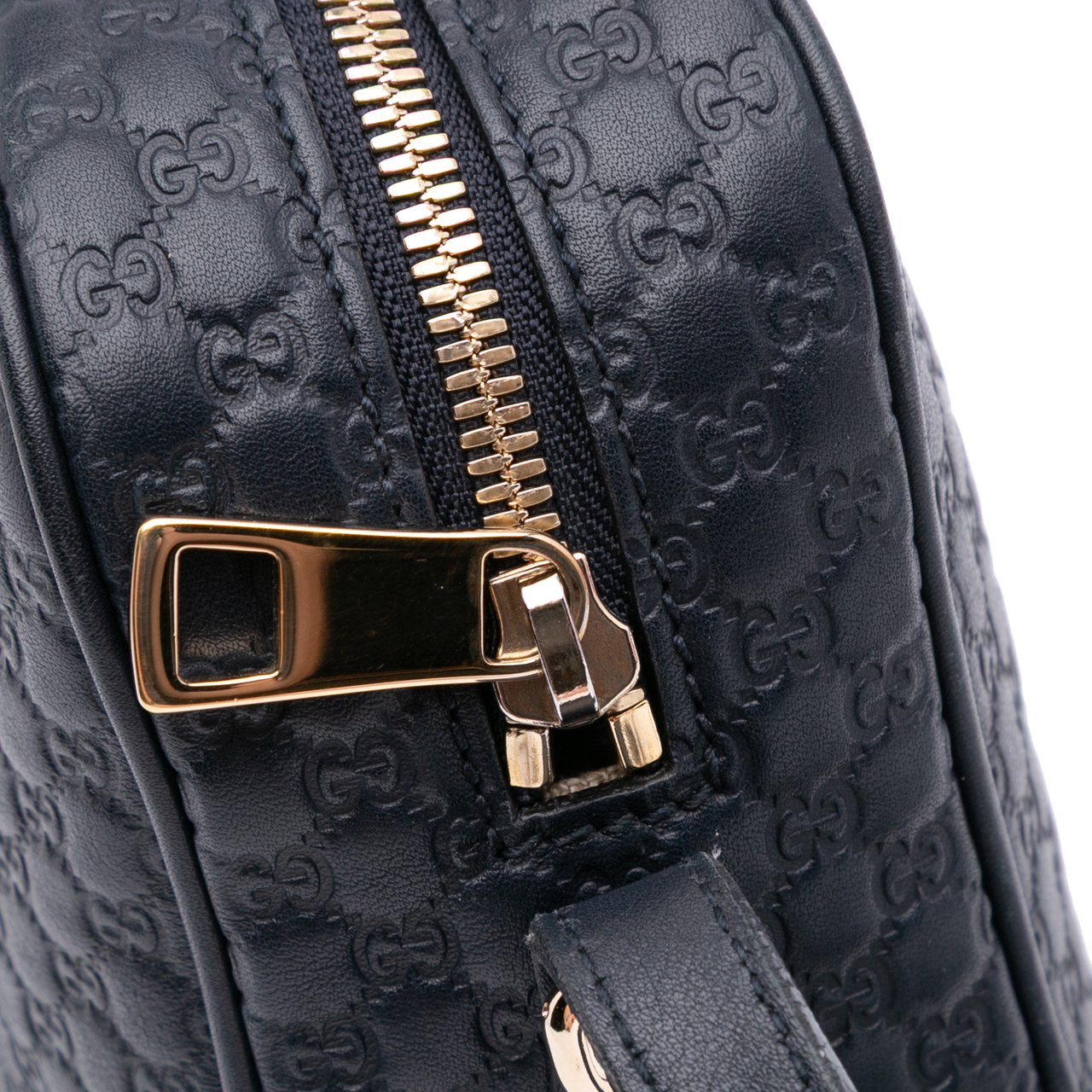 Gucci Microguccissima Bree Crossbody Zwart