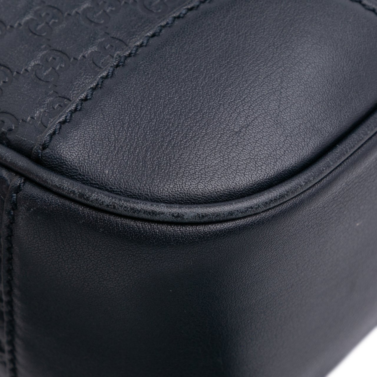 Gucci Microguccissima Bree Crossbody Zwart