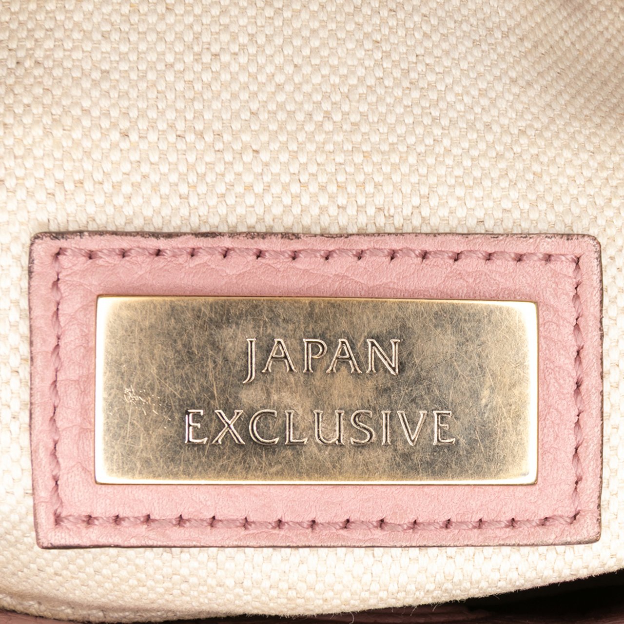 Gucci Mini Bicolor Calfskin Bamboo Shopper Satchel Roze