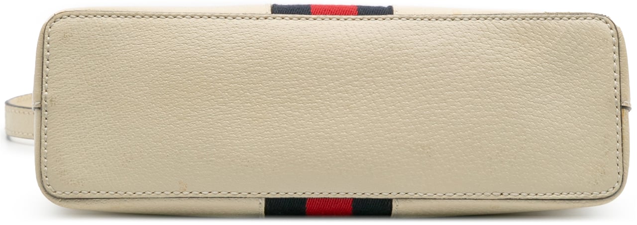 Gucci Small Leather Ophidia Dome Crossbody Wit