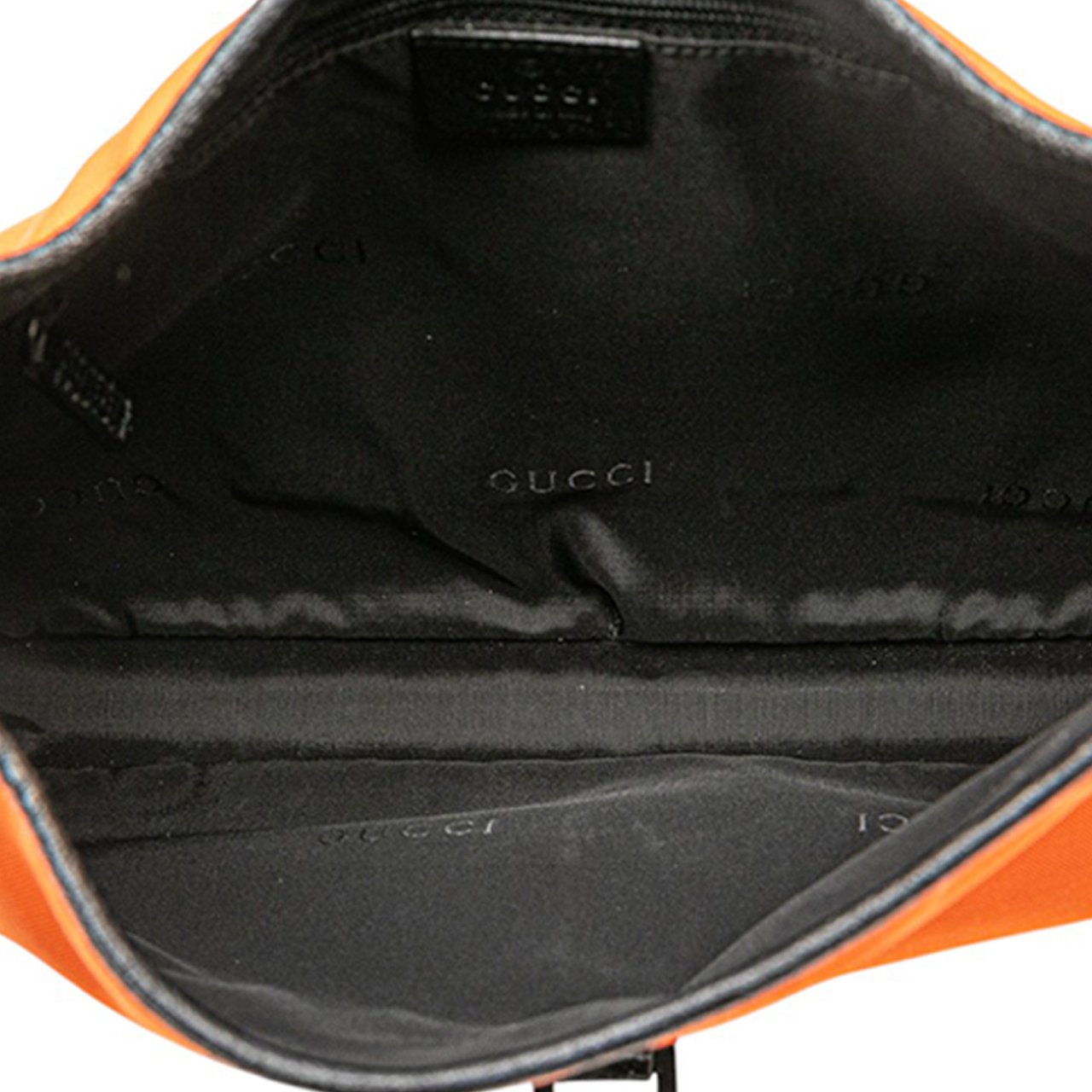 Gucci Nylon Jackie Shoulder Bag Oranje