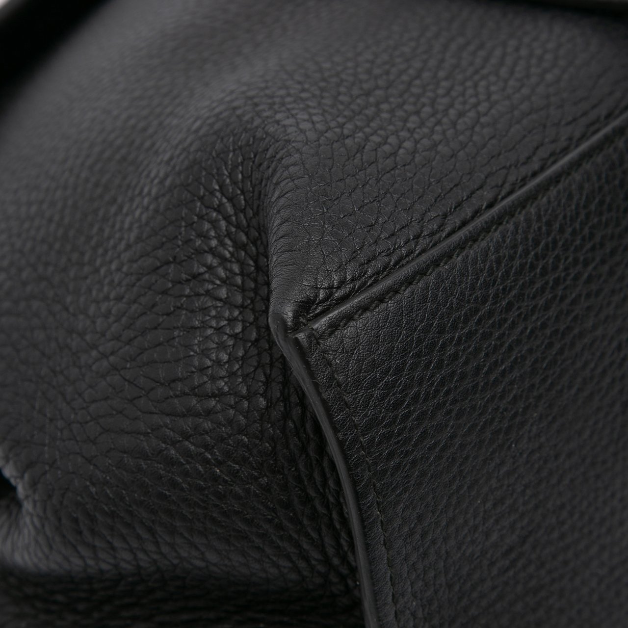 Gucci Large Leather Bamboo Daily Satchel Zwart
