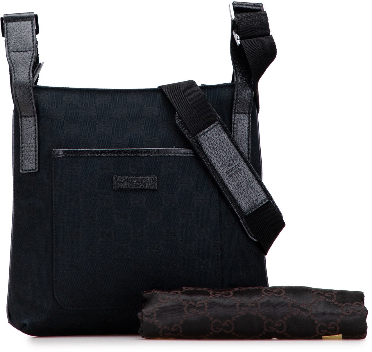 Gucci GG Canvas Crossbody Zwart