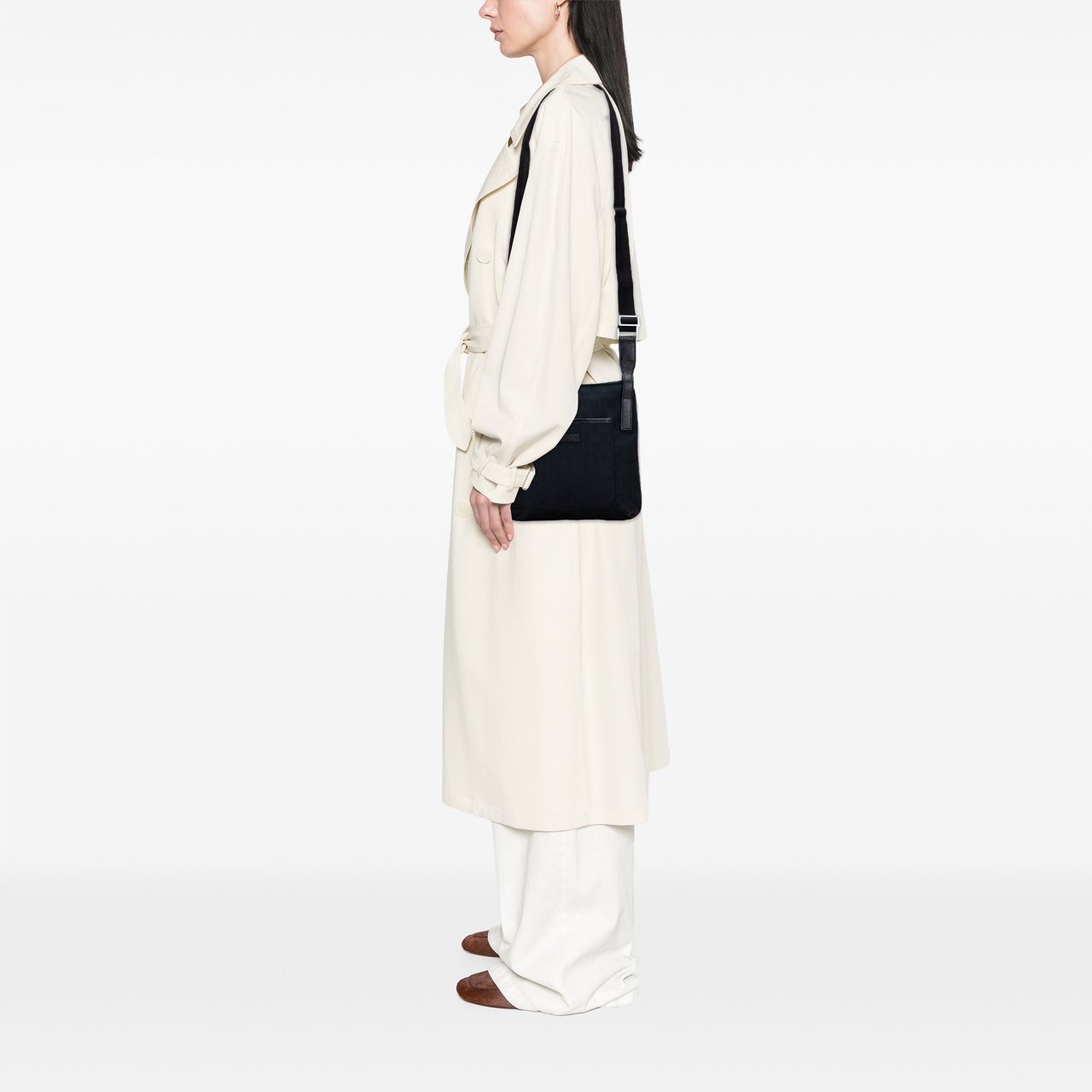Gucci GG Canvas Crossbody Zwart