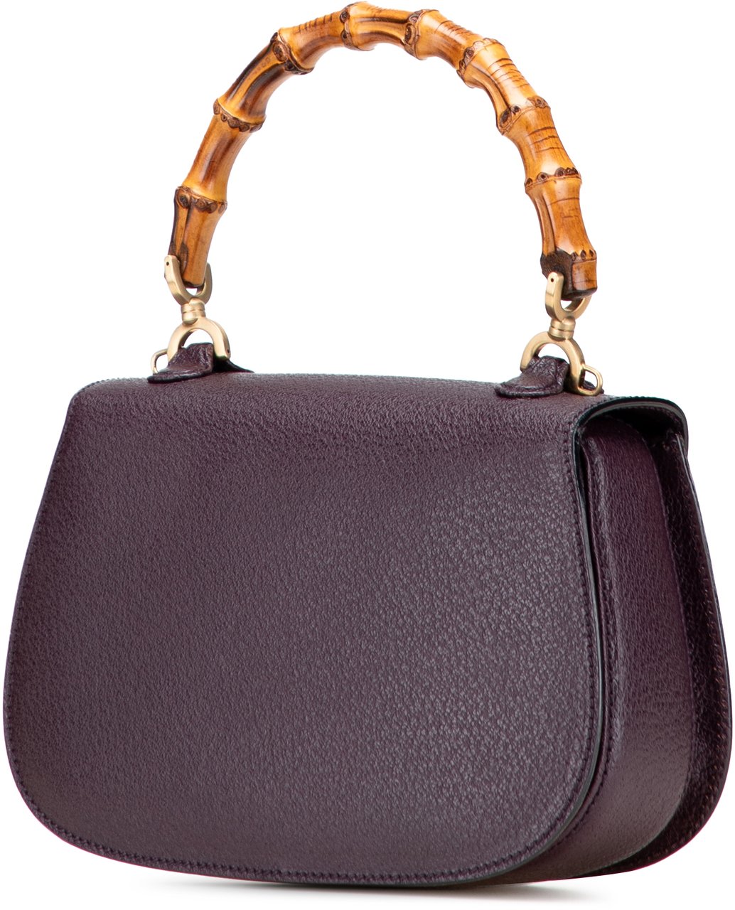 Gucci Calfskin Bamboo Night Paars