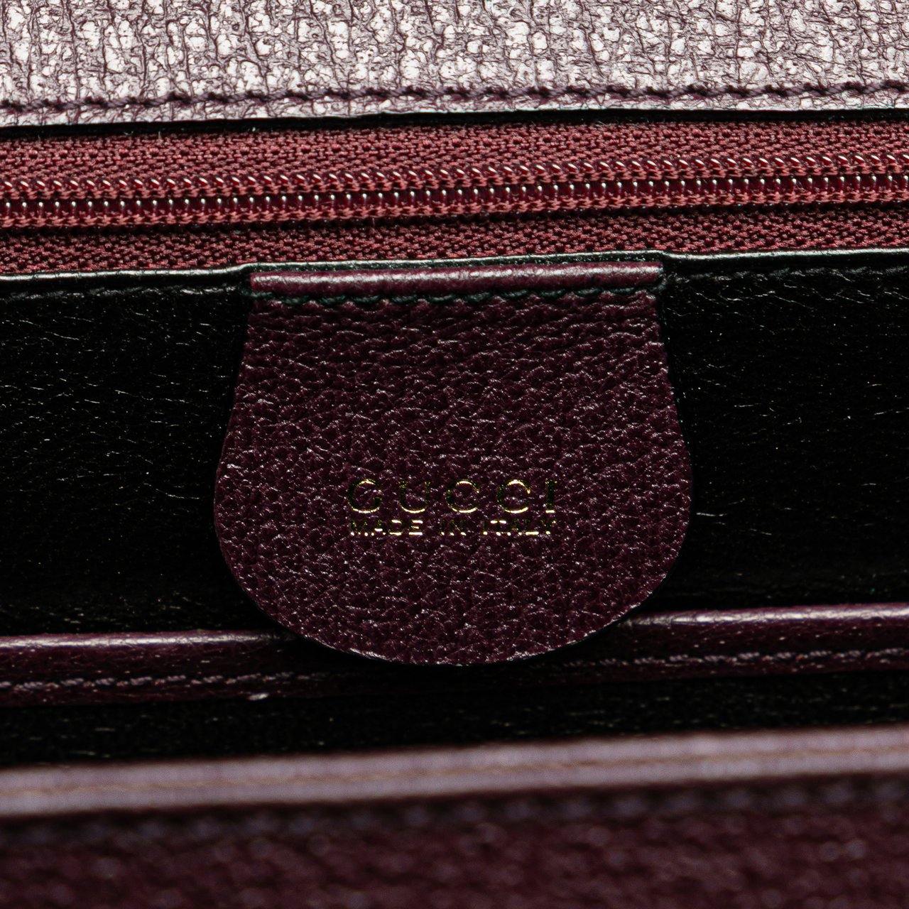 Gucci Calfskin Bamboo Night Paars