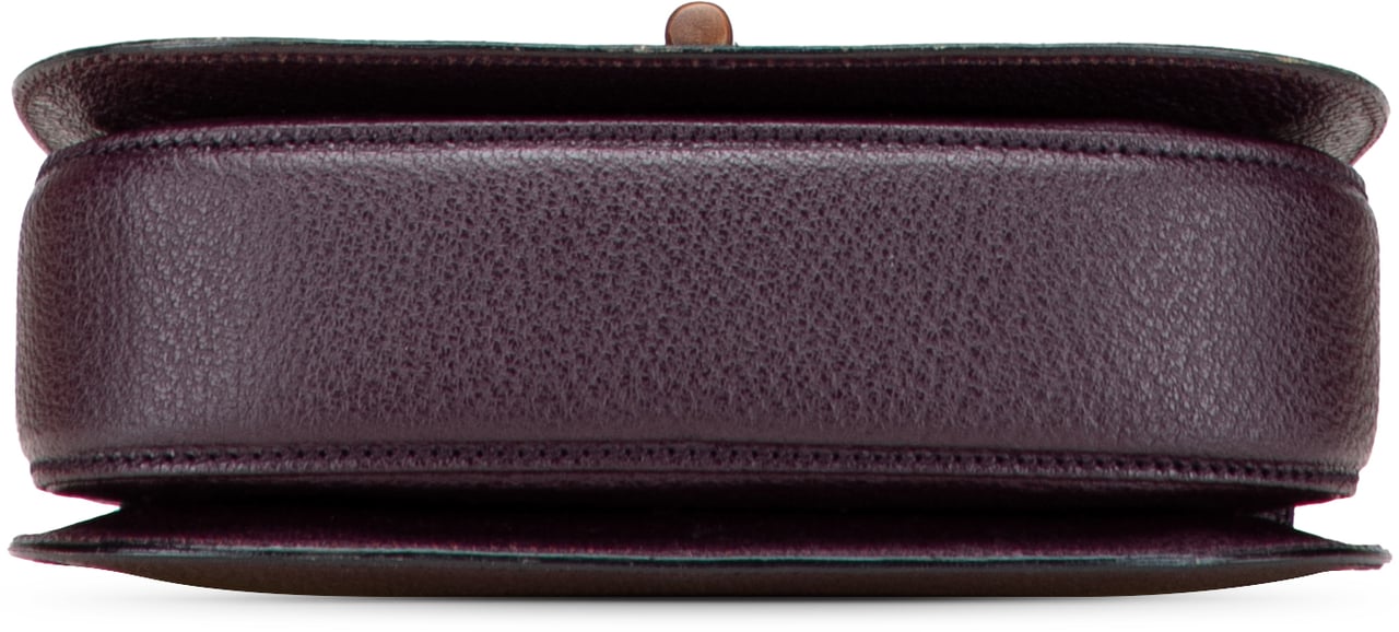 Gucci Calfskin Bamboo Night Paars