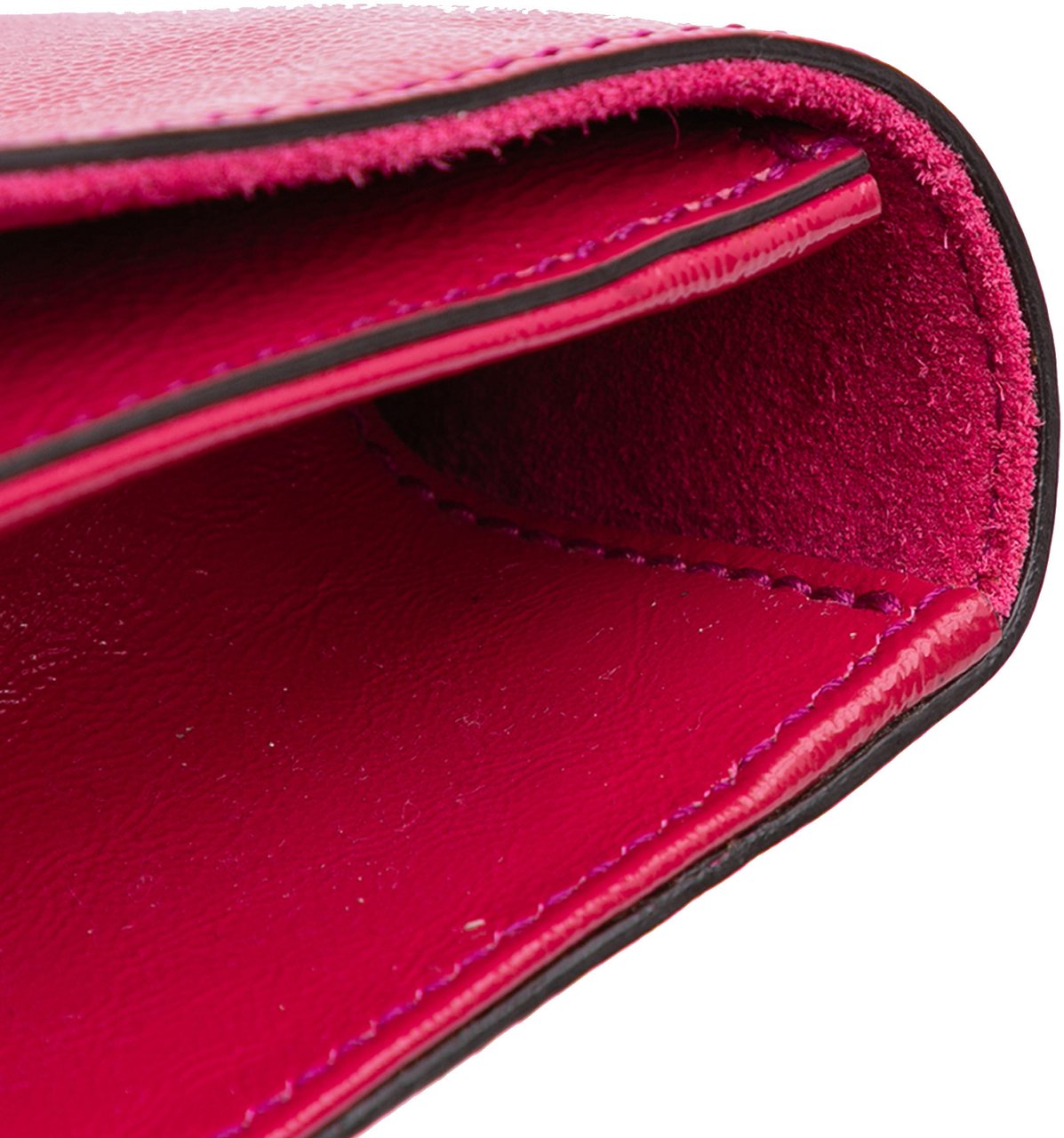 Gucci Soft Patent Soho Disco Clutch Roze