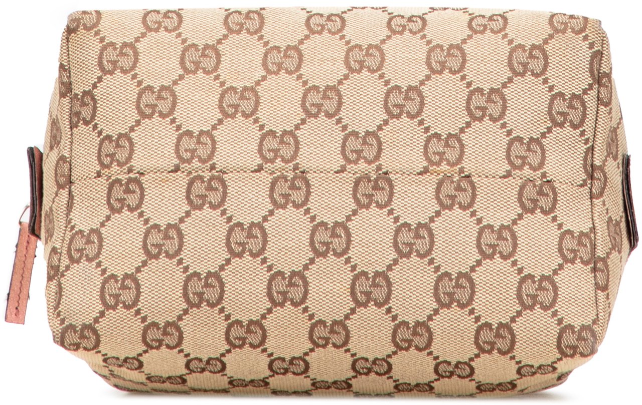 Gucci Mini GG Canvas Balthus Tofu Bag Bruin