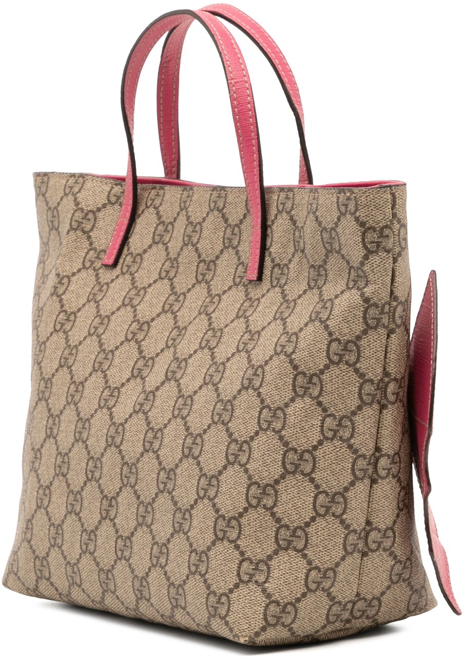 Gucci Kids GG Supreme Bat Handbag Bruin
