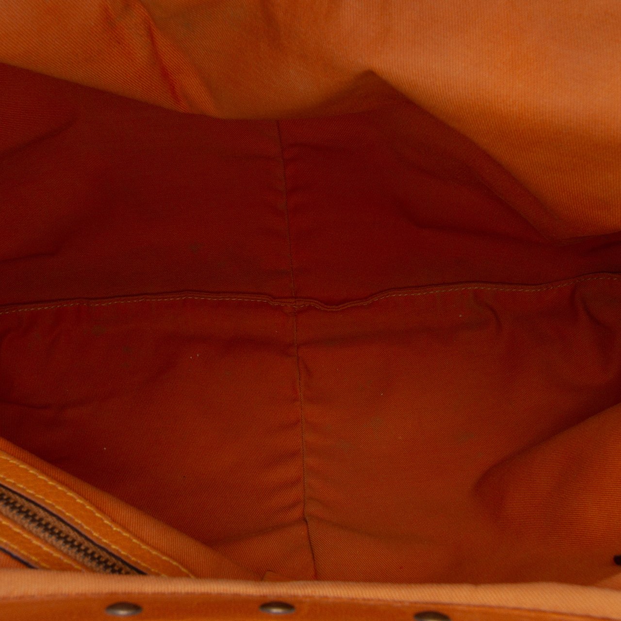 Gucci Leather Bamboo Studded Hobo Bruin