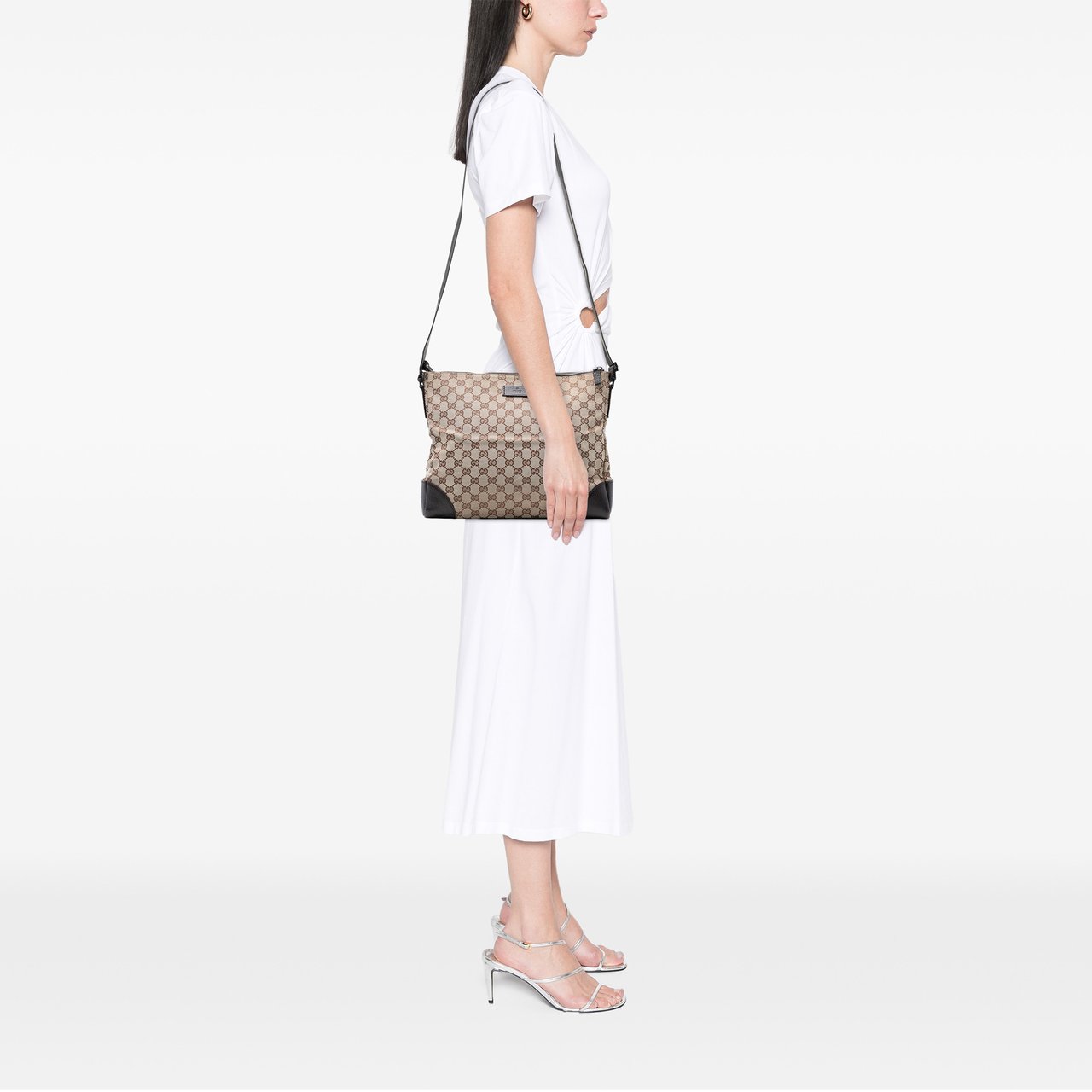 Gucci GG Canvas Joy Messenger Bruin