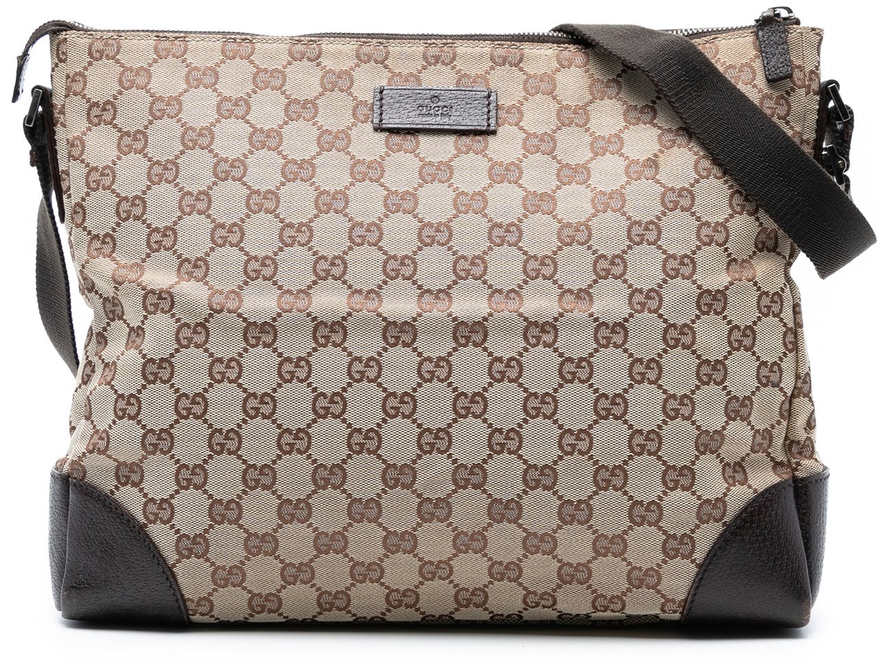 Gucci GG Canvas Joy Messenger Bruin