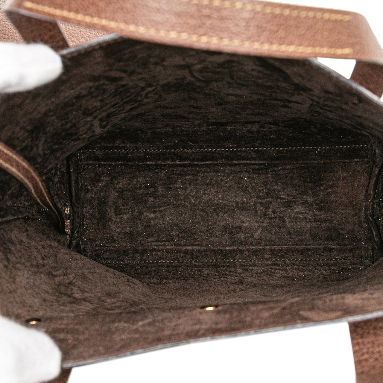 Gucci Leather Handbag Bruin