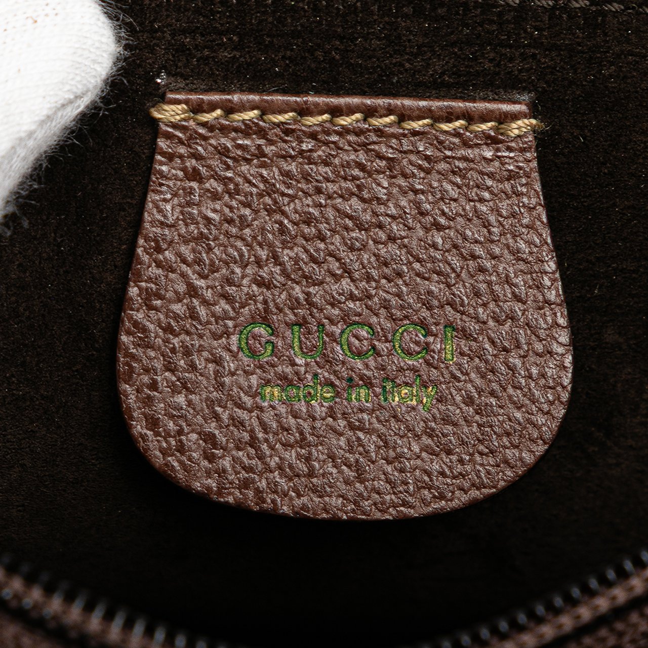 Gucci Leather Handbag Bruin